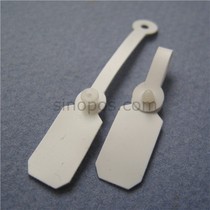 Jewelry Price Tag Gold White PVC Ring Press Buckle Label Necklace Ornament Jewellery Blank Writing