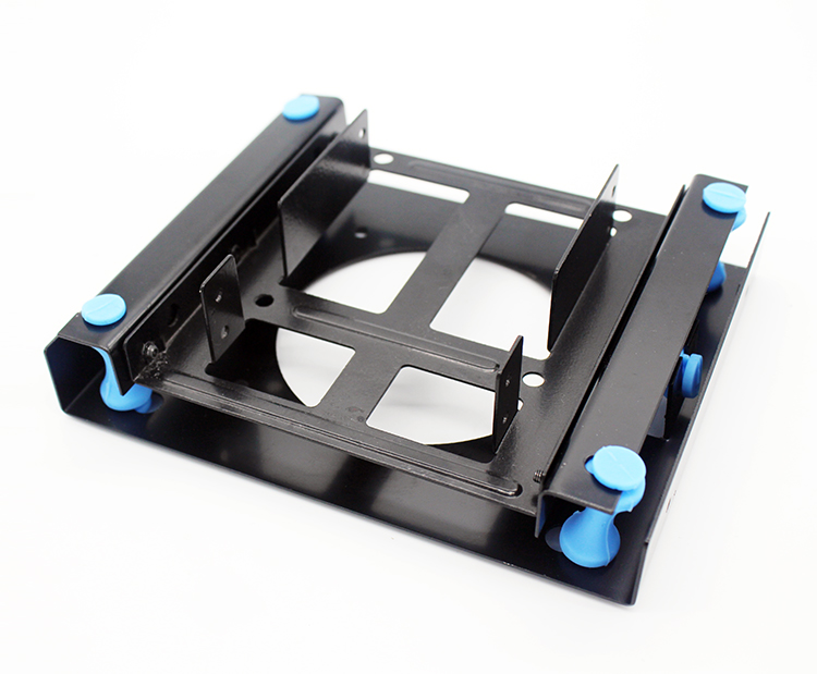 3.5寸机械硬盘支架2.5寸固态减震台式机安装光驱位5.25防震架托架 - 图3