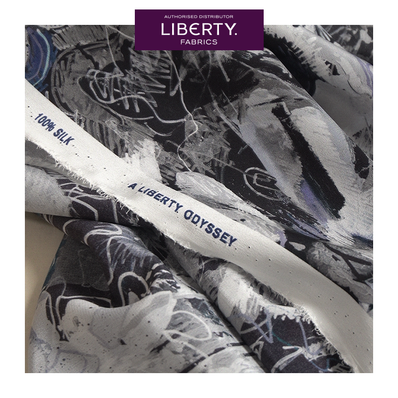 XDF 苏兹·利普西B SOOZY LIPSEY LIBERTY100%SI真丝双绉宽1.38米 - 图3