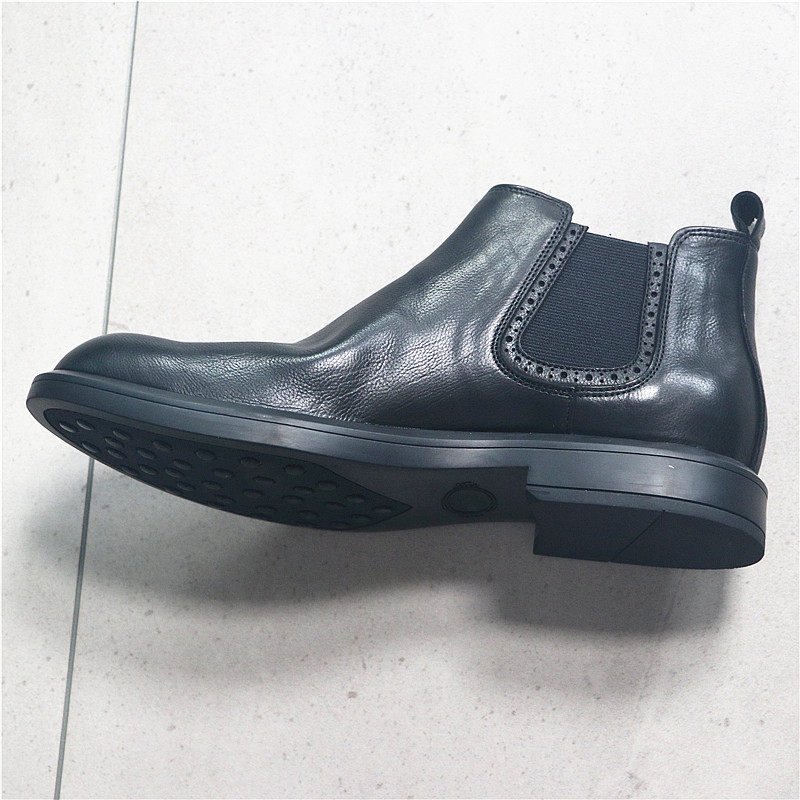 如若无物感！轻奢胎牛皮！Q弹软底！切尔西靴子休闲正装套脚皮靴,淘宝优惠券,粉丝福利购,淘宝优惠卷