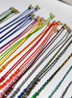 一抹惊艳本命年民族风手绳脚绳