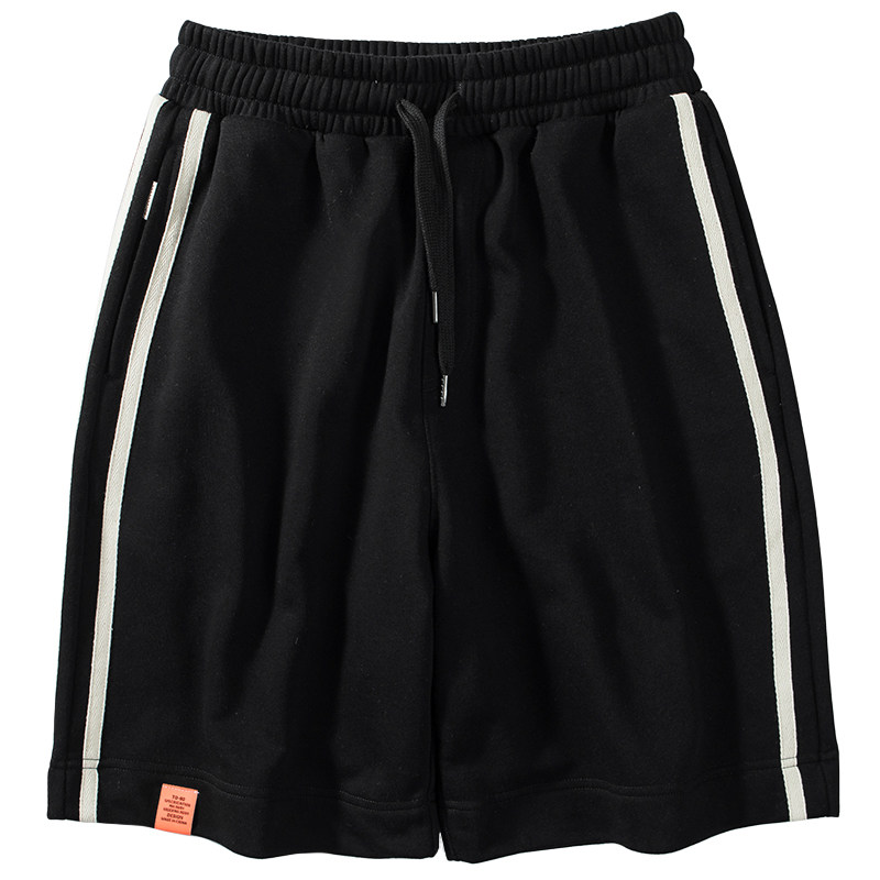 两条杠运动短裤男卫裤潮流中裤子 ccmkhf休闲裤
