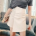 MISS FLY thời trang đa năng thon gọn eo thon eo cao màu rắn quần short nữ hè 2019 mới quần ống rộng Hàn Quốc - Quần short quần jean ngắn nữ Quần short