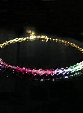 野蔷薇奥地利水晶手链女时尚