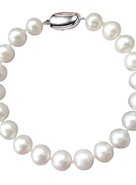 近圆强光情人节礼物天然淡水珍珠