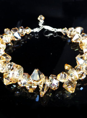 爱情紫罗兰水晶手链女节日生日