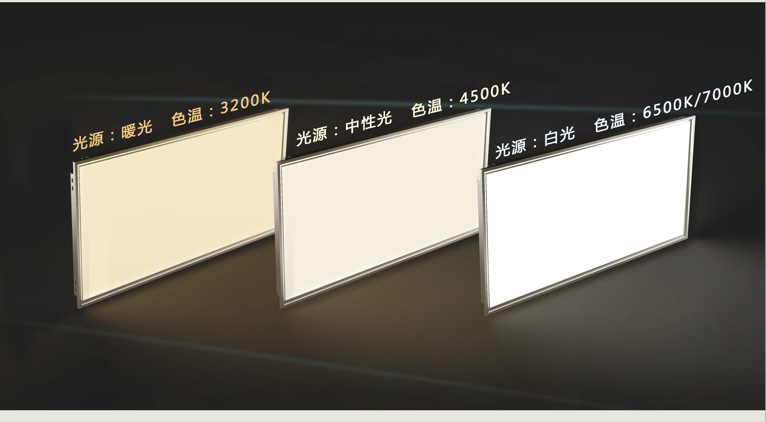 集成吊顶led平板灯led300x300x600石膏板30x60厨房嵌入式铝扣板灯-图2