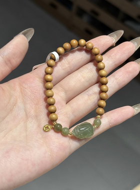 印度老山檀香手串女士2025新款M夏天貔貅招财实用礼物高档小众