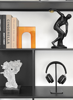 简约现代书柜家居软装饰品摆件