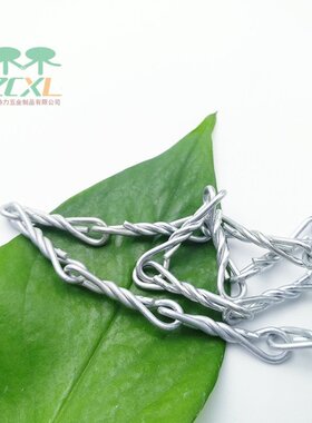 厂家直销镀锌铁链麻花链条 编织链宠物链五金吊链条