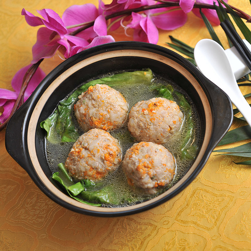 扬州特产五亭桥狮子头4只装手工大斩肉熟食肉圆四喜丸子可红烧,淘宝优惠券,粉丝福利购,淘宝优惠卷