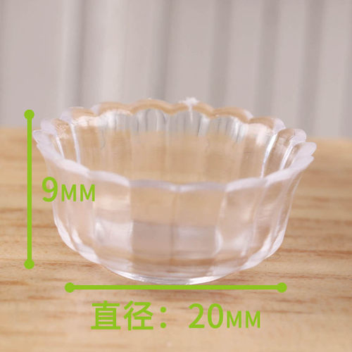 微缩食玩模型透明碗12分ob11家具场景摆件dollhosue迷你娃屋配件 - 图2