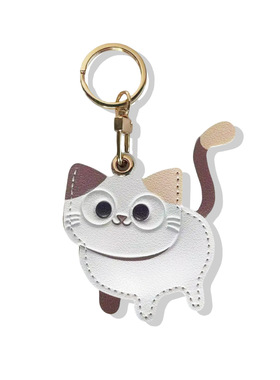 新品可爱猫咪钥匙扣挂件门禁卡套保护套小礼物包包挂件