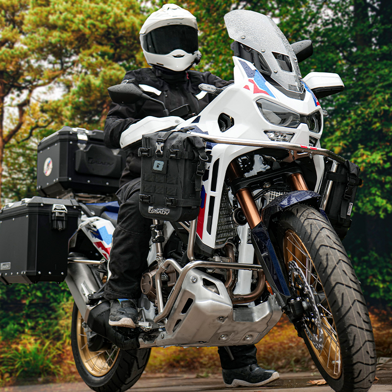 GSADV适用HONDA本田非双CRF1100ADV护杠三箱边包改装保护件 - 图0