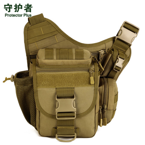 单反相机包斜挎小单肩包防水战术腰包大鞍包男路亚钓鱼包户外鞍袋 - 图0