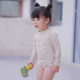 Girls' sun protection quick-drying one-piece swimsuit cute swimsuit