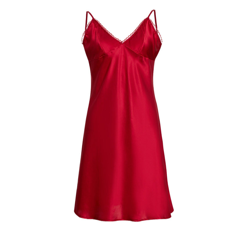 2022夏季新款性感吊带桑蚕丝睡裙 珊目尔睡裙