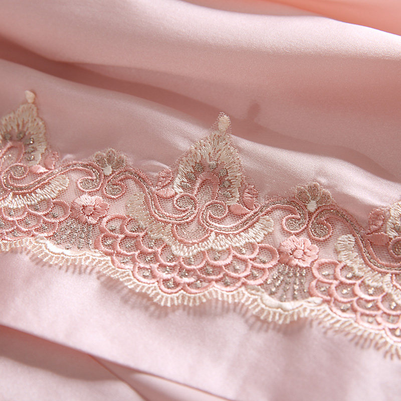 smr /珊目尔新款真丝女士性感睡袍 珊目尔睡衣/家居服套装