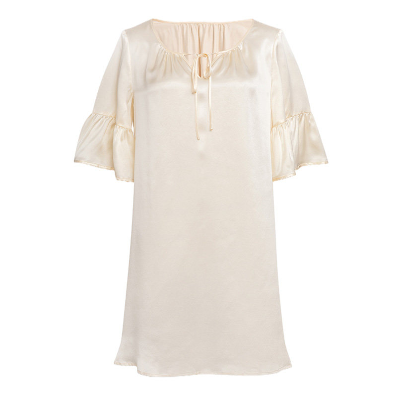 珊目尔宫廷风复古短款夏季新款睡裙 珊目尔睡裙