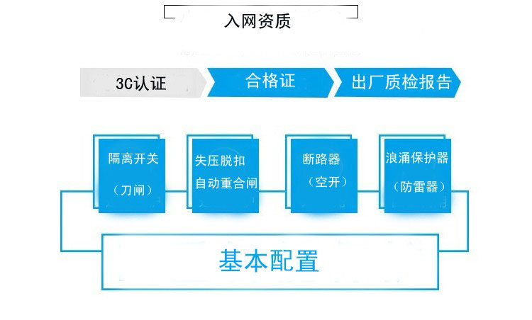 太阳能光伏发电并网交流配电箱 220v/380V 光伏防孤岛防雷配电柜 - 图2