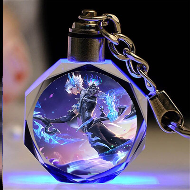 王者荣耀水晶王者荣耀水晶钥匙扣曦玄引海月金乌负日颜马超神威至尊宝饰品定制