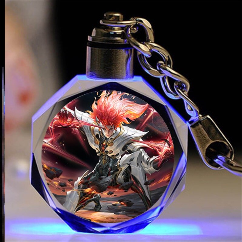 王者荣耀水晶王者荣耀水晶挂件钥匙扣马超琥珀纪元李信山海·炽霜斩闺蜜纪念澜