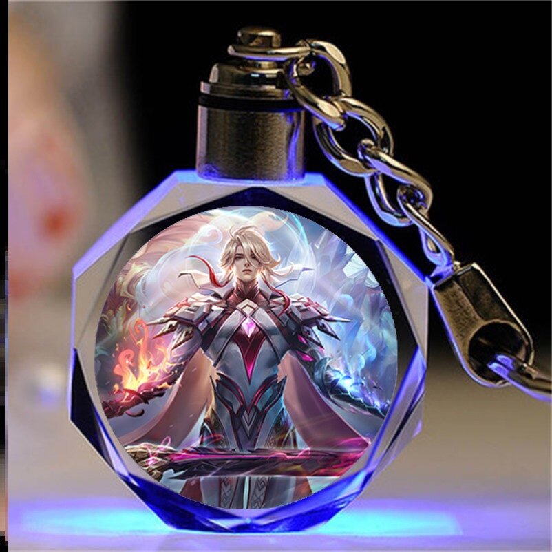 王者荣耀水晶王者荣耀水晶挂件钥匙扣马超琥珀纪元李信山海·炽霜斩闺蜜纪念澜