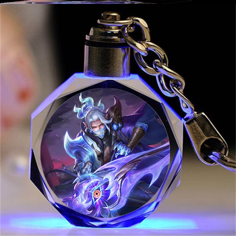 王者荣耀水晶王者荣耀水晶挂件钥匙扣明世隐夜落电台海月金乌负日扁鹊无尽旅途