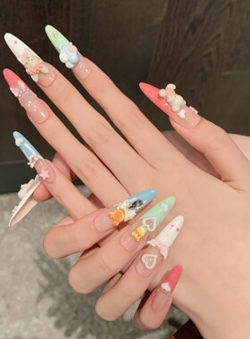 童话镇可爱风小熊手工穿戴甲