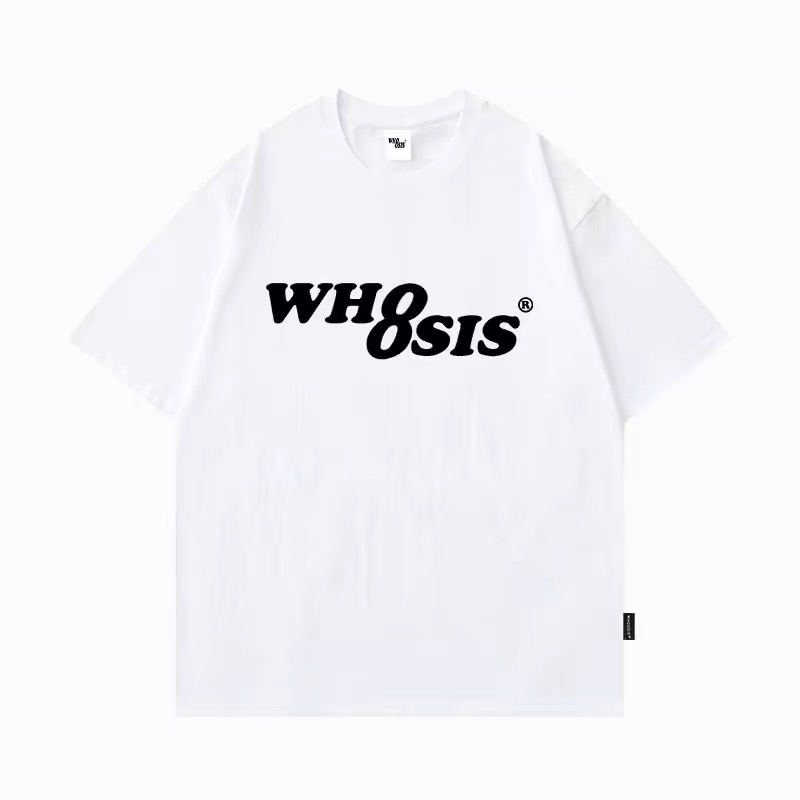 WHOOSIS(不知其名)正品幻影t恤新品潮牌宽松重磅纯棉短袖男女情侣