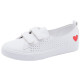 Mowa low-top student soft flat pure white casual shoes