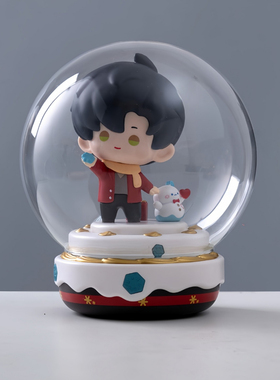 肯德基黎深玻璃罩昆虫标本展示盒永生花防尘罩透明罩球形蛋糕装饰