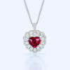 Luxurious 1 carat non-heated pigeon blood ruby dual purpose ring