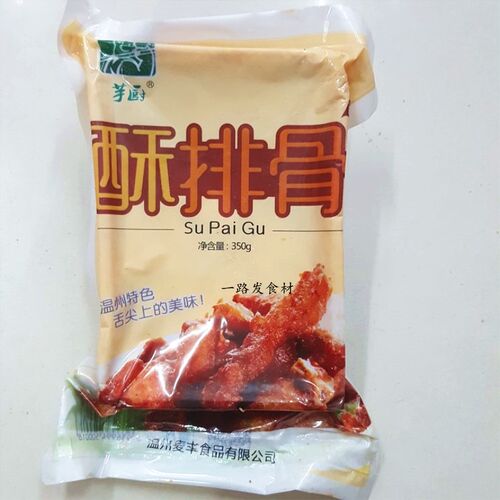 酒店特色菜香酥排骨猪小排温州小吃油炸排骨酒店特色半成品350g - 图0