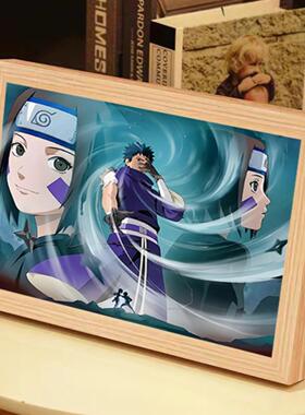 火影忍者灯光画带土鼬佐