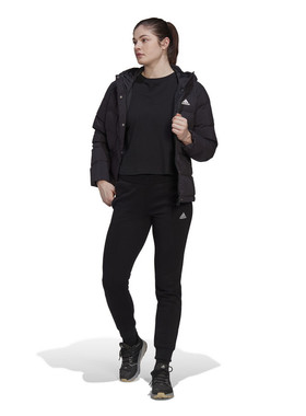 【自营】adidas阿迪达斯羽绒服女装冬季黑色连帽短款外套HG8747