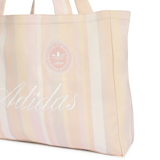 Adidas Adidas clover TOTE BAG dopamine style striped summer armpit bag tote bag KX5265