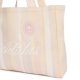 Adidas Adidas clover TOTE BAG dopamine style striped summer armpit bag tote bag KX5265