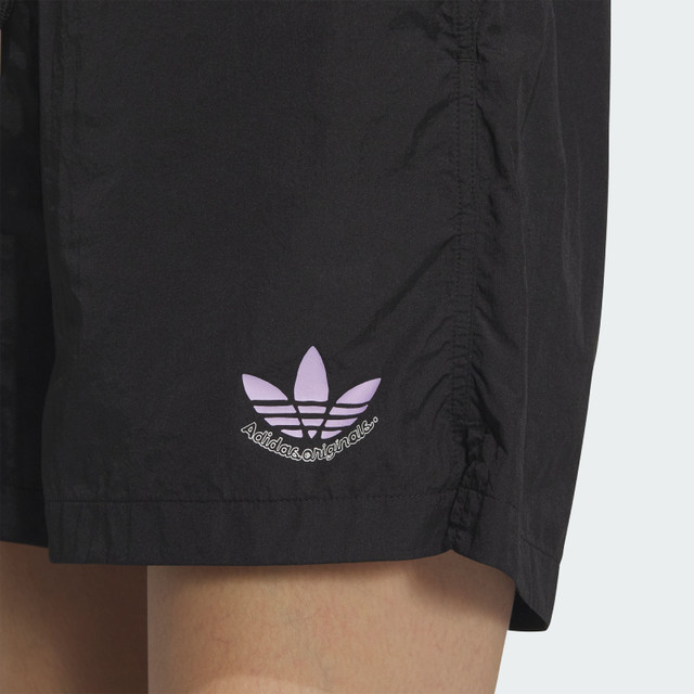 Adidas Adidas clover ກາງເກງສາມຈຸດ breathable ວ່າງ summer ແມ່ຍິງຫາດຊາຍ woven shorts JN1682