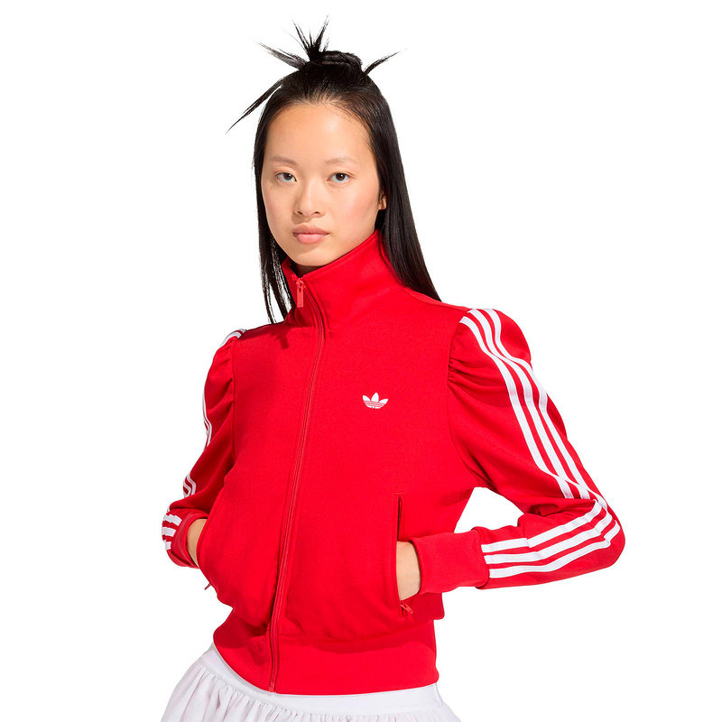 adidas阿迪达斯三叶草漏斗领夹克春女FB TRACK TOP针织外套KS1363,淘宝优惠券,粉丝福利购,淘宝优惠卷