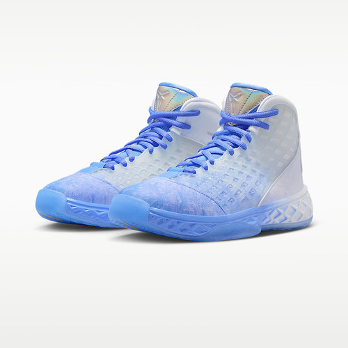 Nike耐克男女童鞋Kobe 3 Protro 科比3白蓝 中帮篮球鞋HQ2304-400 - 图1
