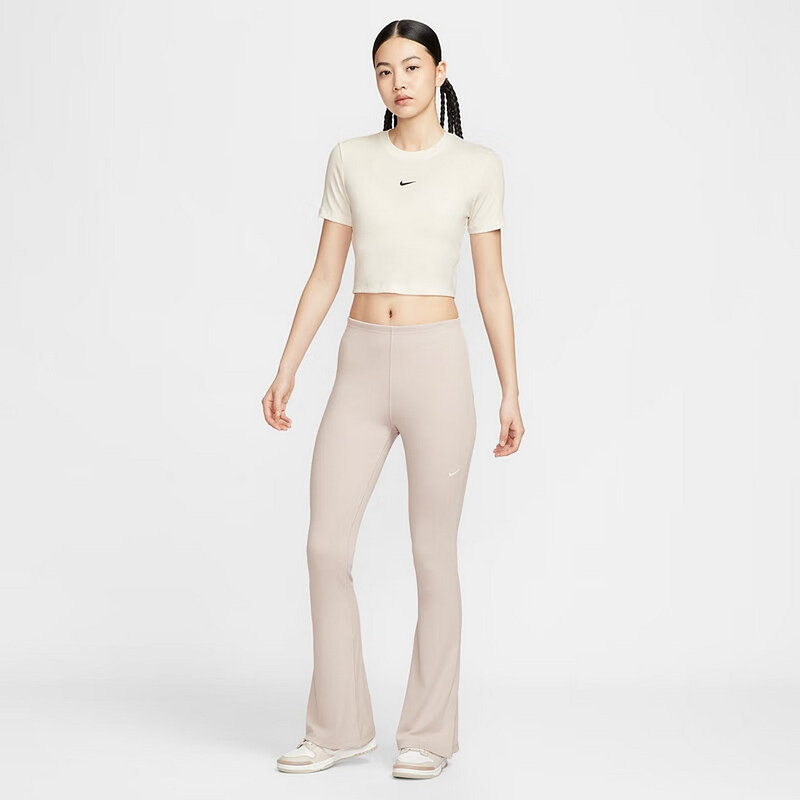 【自营】Nike耐克女子小标短袖高腰短款修身运动T恤II1865-133,淘宝优惠券,粉丝福利购,淘宝优惠卷