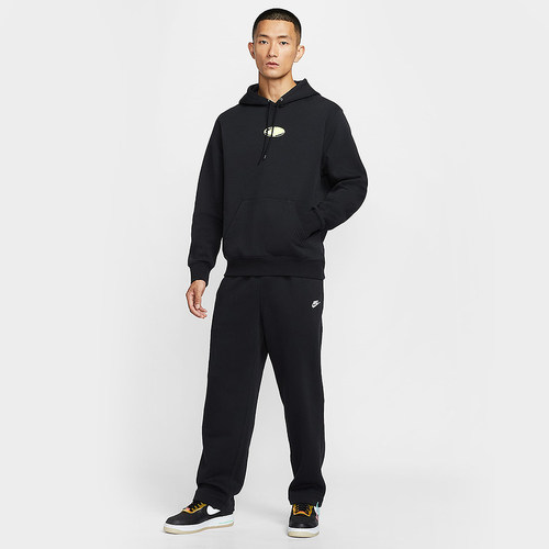 NIKE耐克长裤男裤子秋冬季新款宽松加绒卫裤直筒运动裤FN3732-010 - 图3