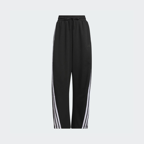 adidas阿迪达斯辣妹香蕉裤秋女DANCE高腰三条纹舞蹈长裤JY7697 - 图3