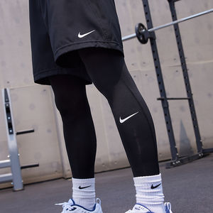 NIKE耐克紧身裤男裤子健身训练运动裤透气跑步速干长裤FB7953-010