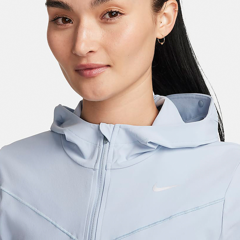 NIKE耐克女子连帽夹克速干透气防晒衣运动休闲轻薄外套FB7481-440-图1