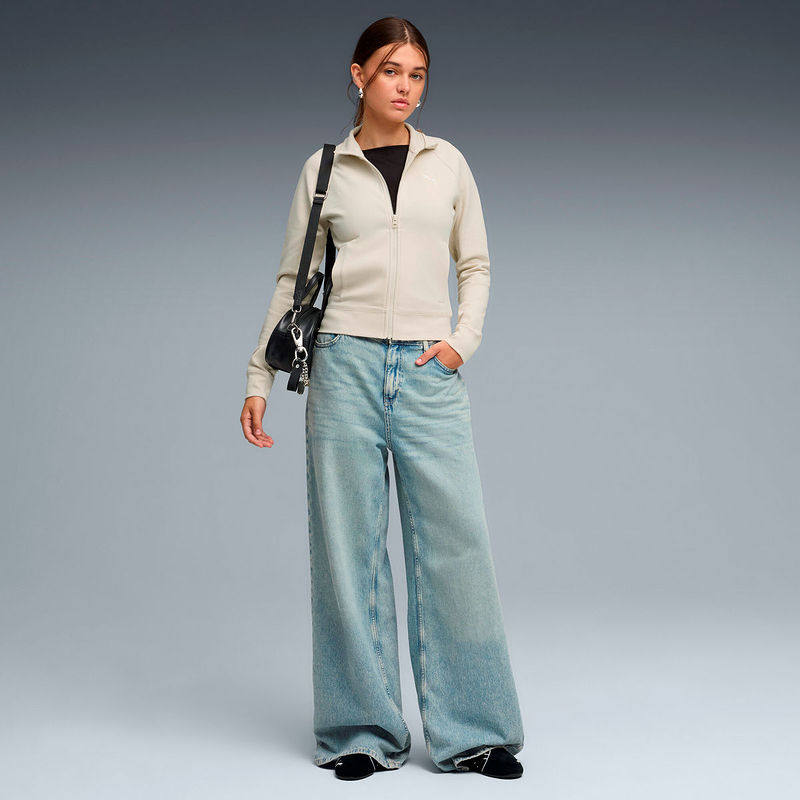 PUMA彪马短款立领修身收腰夹克2026春女装气质针织外套 634530-87,淘宝优惠券,粉丝福利购,淘宝优惠卷