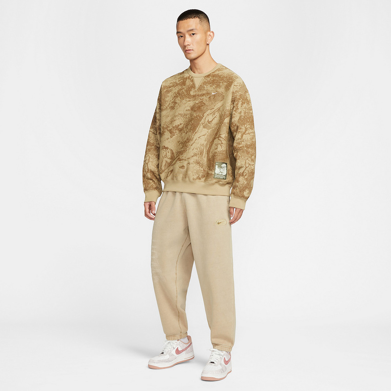 【自营】Nike耐克男子加绒圆领上衣印花运动卫衣套头衫HV4119-297 - 图3