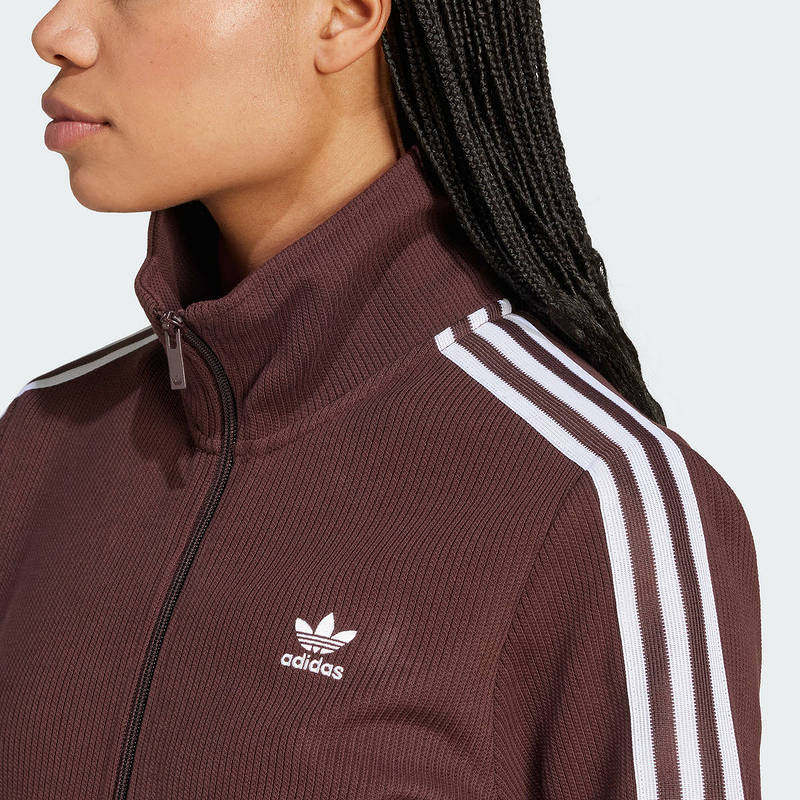 adidas阿迪达斯三叶草ADICOLOR修身夹克冬女双面针织外套 IN6061,淘宝优惠券,粉丝福利购,淘宝优惠卷