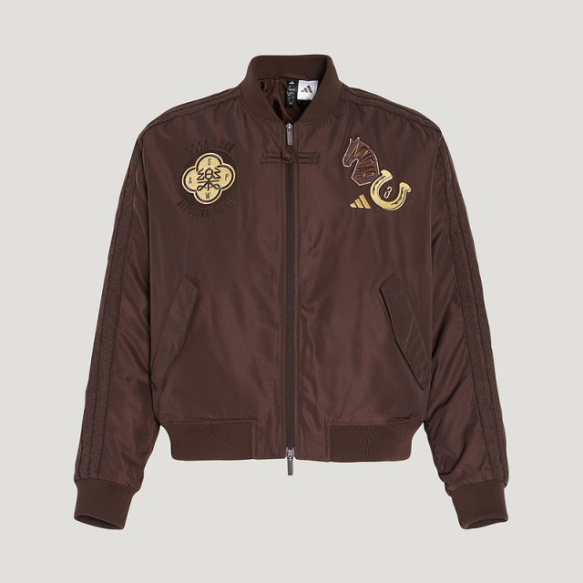 Adidas Adidas ປີໃຫມ່ Bomber Jacket 26 ພາກຮຽນ spring ຜູ້ຊາຍປີມ້າ Fu Ho ເສື້ອຜ້າຝ້າຍ KQ5092